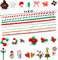 Christmas Pipe Cleaners,700 Pcs Pipe Cleaners Craft Set Including 200 Pcs Pipe Cleaners,400 Pcs Pom Poms Balls,100Pcs Wiggle Googly Eyes Self Adhesive Suitable for Home&School DIY Art Crafts